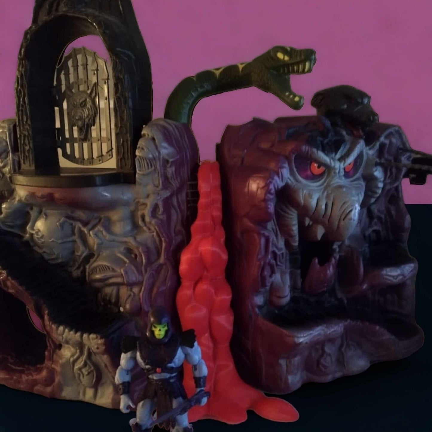 Snake Mountain Origins Lava Falls version 2 Masters of the Universe He-man