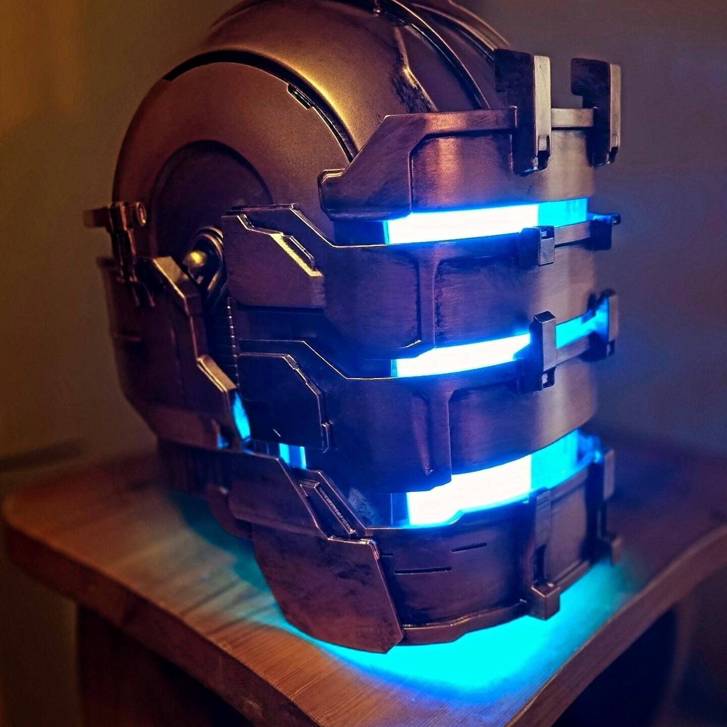 dead space motorcycle helmet for sale Dead Space Remake Helmet prop diy kit or fully assembled 3d print 1:1 – Dask3D