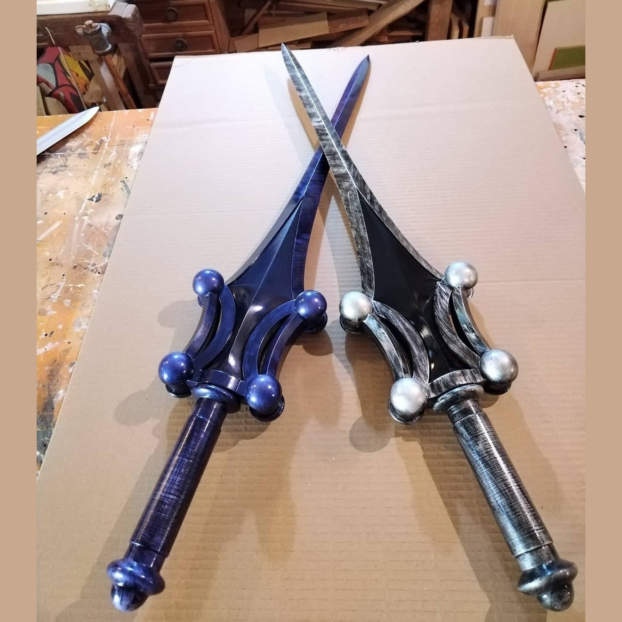 Power Sword skeletor version he-man and masters of the universe 1:1 purple