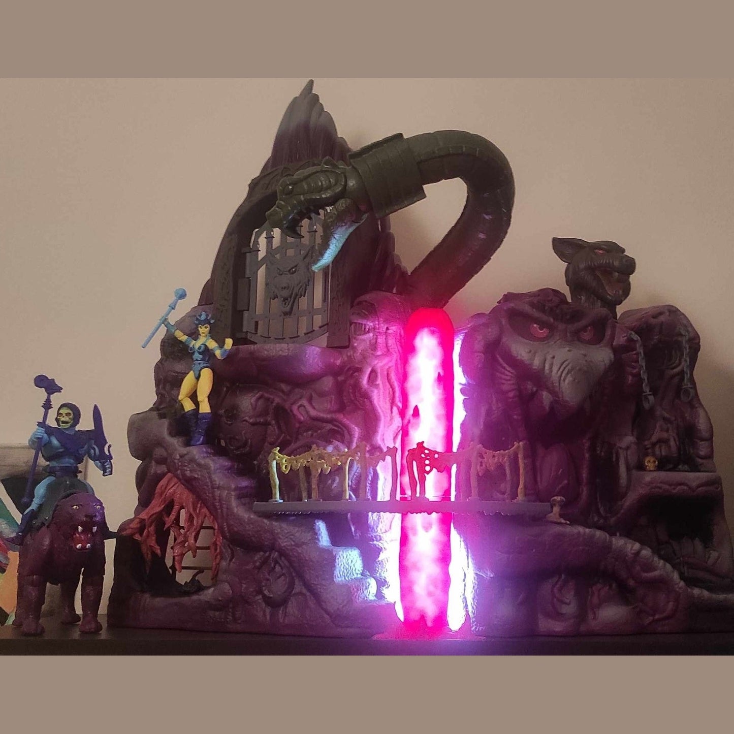 Snake Mountain Origins Lava Falls upgrade Masters of the Universe He-man