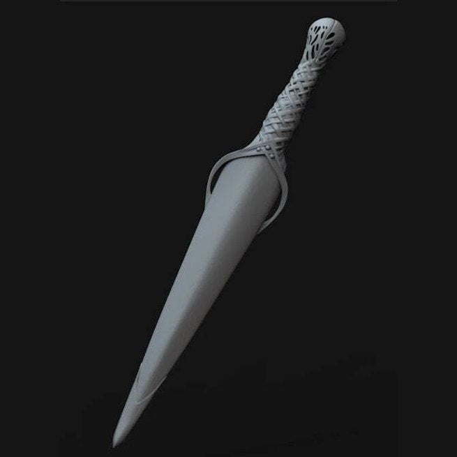 Galadriel Dagger and Sheath from Lord of the Rings: Rings of power STL - 3D File