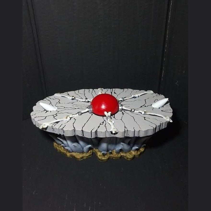 MOTU Skeletor Table LED Orb - Snake Mountain Diorama