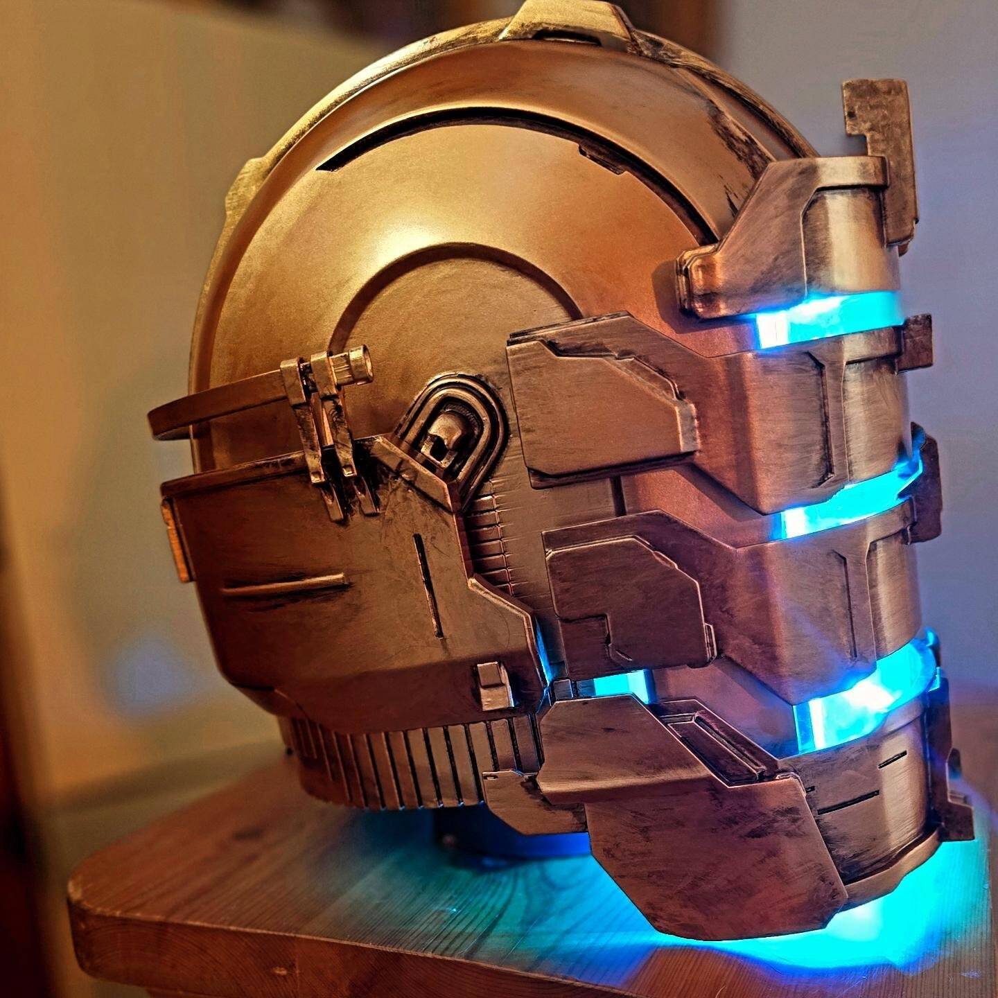 Dead Space Remake Helmet prop diy kit or fully assembled 3d print 1:1