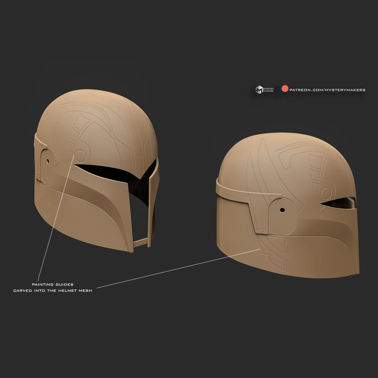 Sabine Wren helmet from Ahsoka diy kit 3d print or fully painted 1:1 wearable