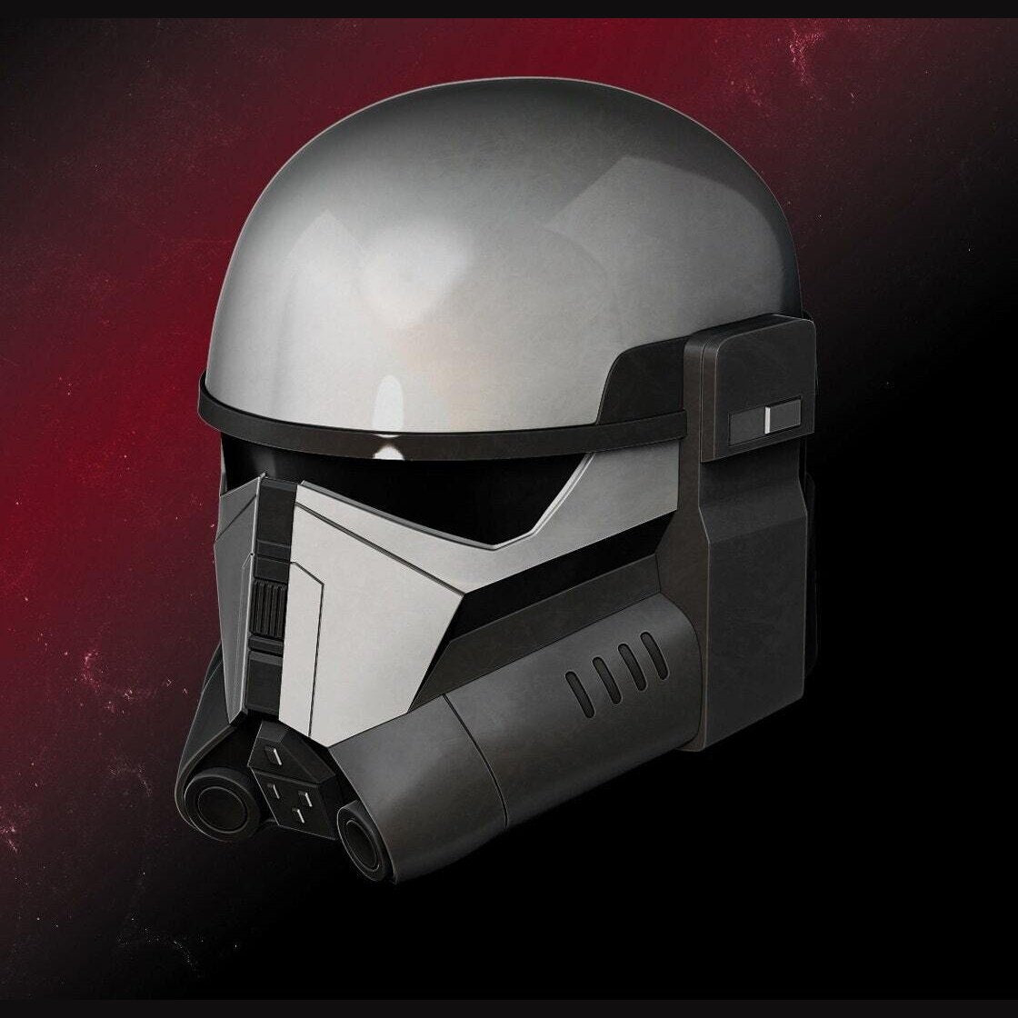 Imperial Mandalorian commando helmet kit or fully assembled painted 1:1 wearable
