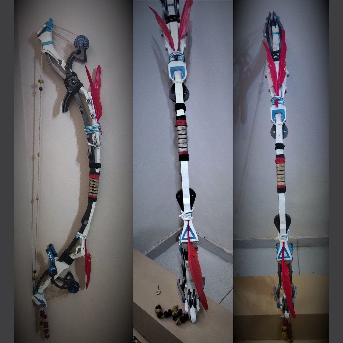 Horizon Forbidden West, Aloy's Death-Seeker's Shadow Bow, 1:1, 130cm long