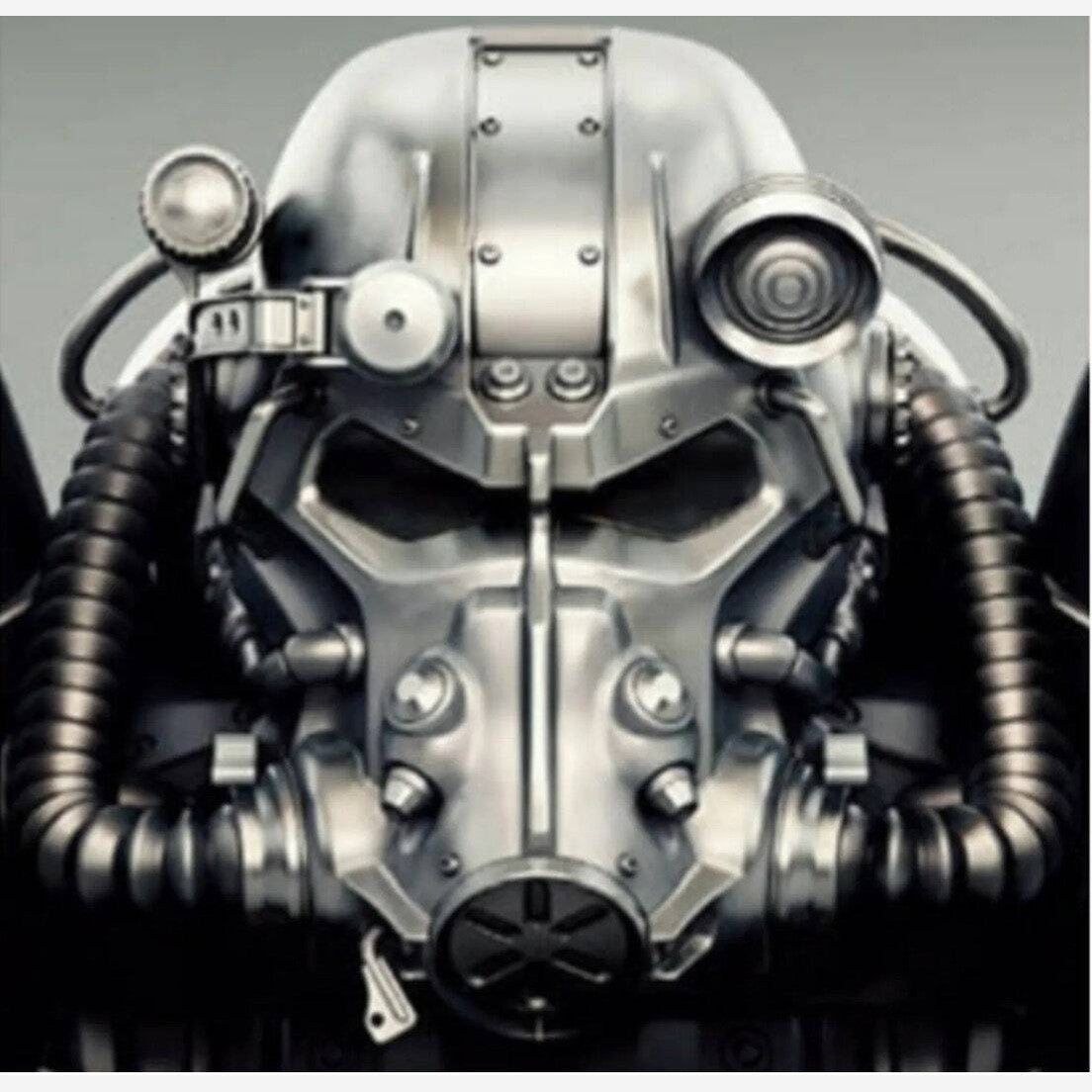 Fallout T-60 helmet 3d printed kit or fully assembled painted 1:1 wearable