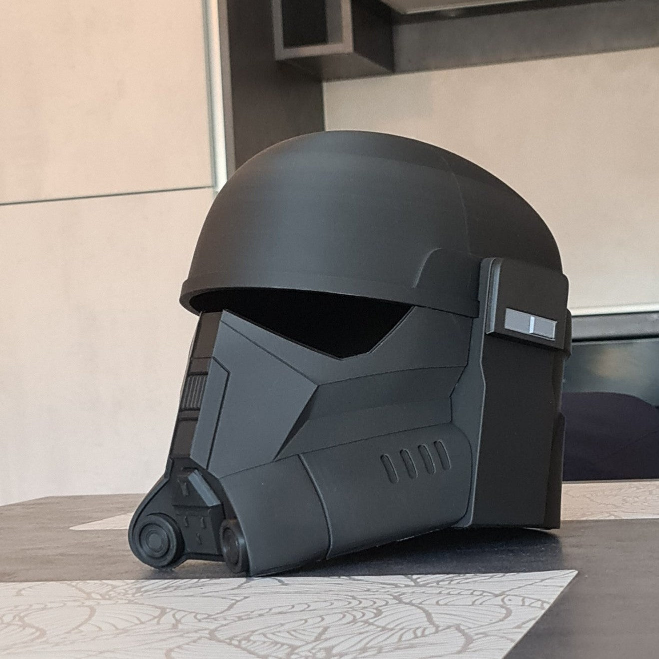 Imperial Mandalorian commando helmet kit or fully assembled painted 1:1 wearable