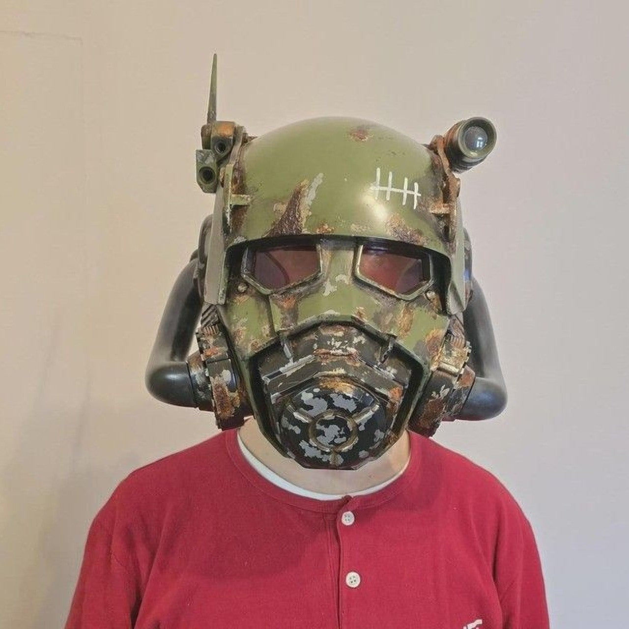 Fallout NCR Power Armor Helmet 1:1 Wearable Cosplay Prop 3D Print Kit or Painted
