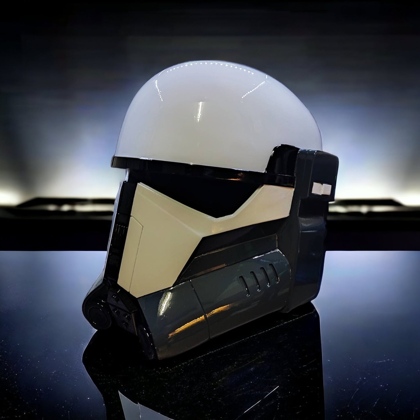 Imperial Mandalorian commando helmet kit or fully assembled painted 1:1 wearable