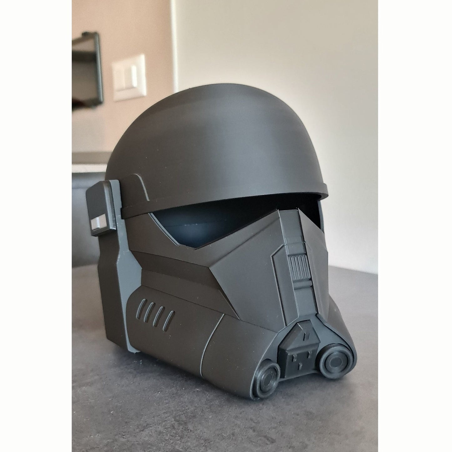 Imperial Mandalorian commando helmet kit or fully assembled painted 1:1 wearable