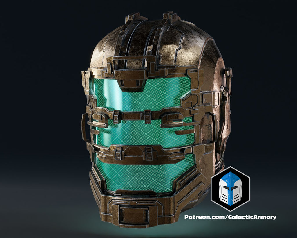 Isaac Clarke Level 1 Engineer Helmet lifesize Wearable Cosplay by dask3d