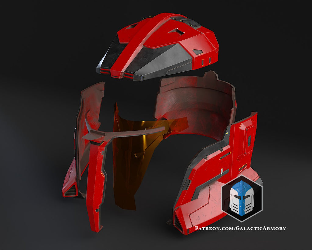 Praetorian Guard Spartan Helmet lifesize Wearable Cosplay by dask3d