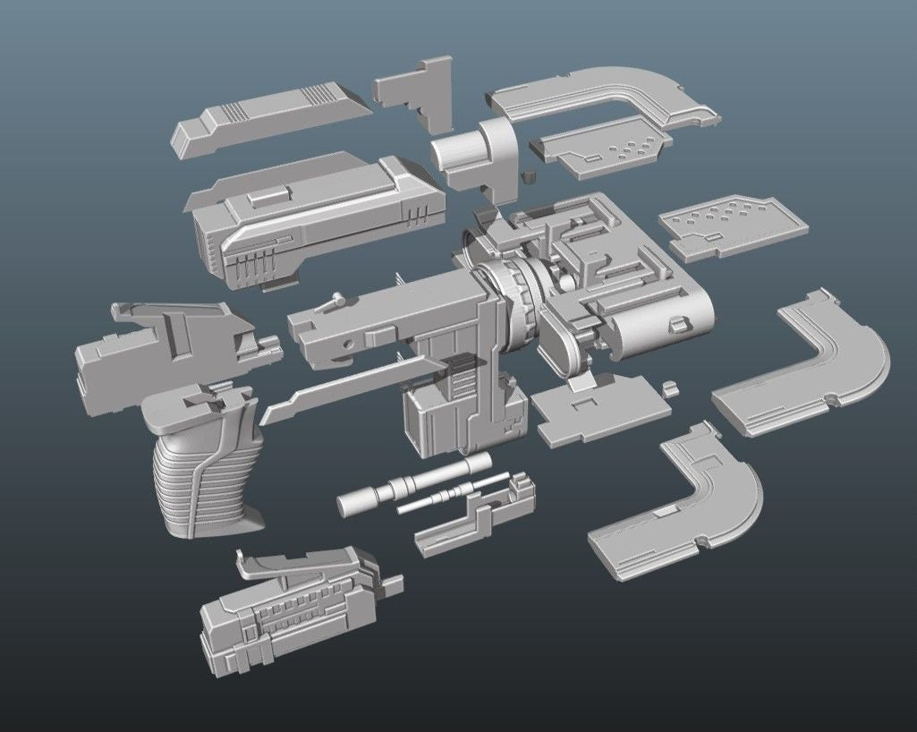 Dead Space 2023 Remake Plasma Cutter diy kit or fully assembled 3d print prop 1:1
