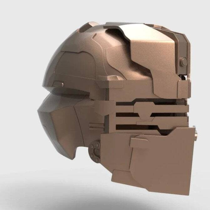 Dead Space advanced suit Helmet diy kit or fully assembled 3d print prop 1:1