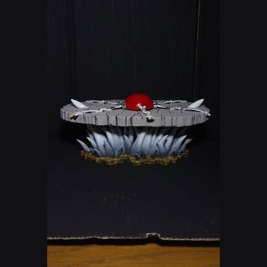Skeletor table custom MOTU Masters of the Universe with led orb