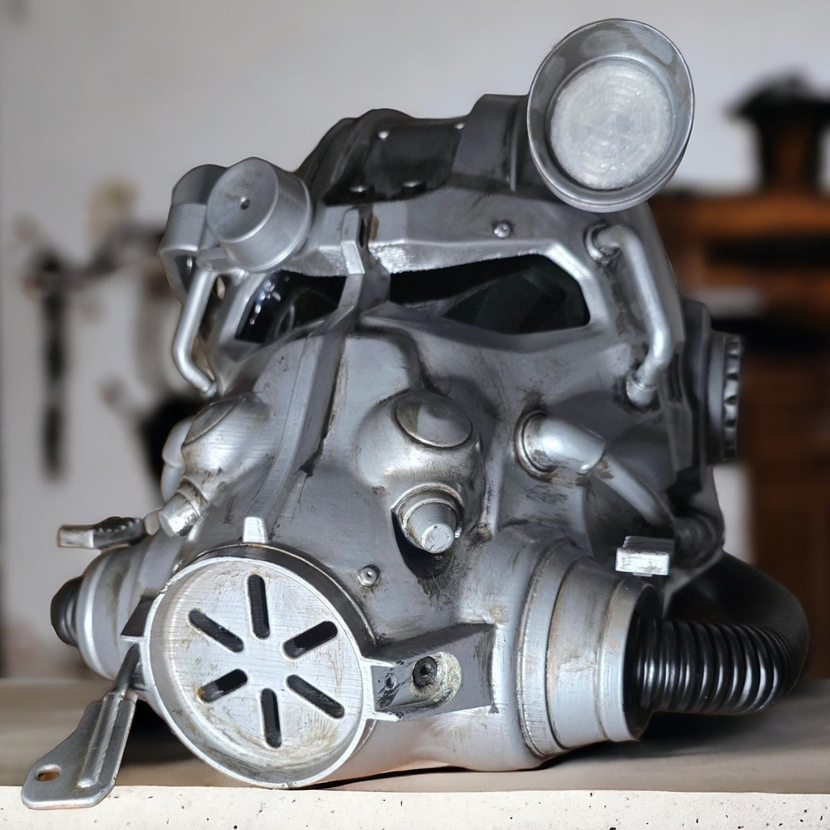 Fallout T-60 helmet 3d printed kit or fully assembled painted 1:1 wearable