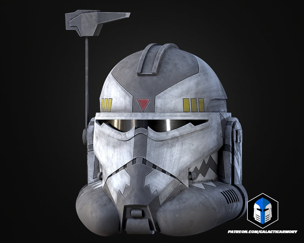 Commander Wolffe Helmet lifesize Wearable Cosplay by dask3d