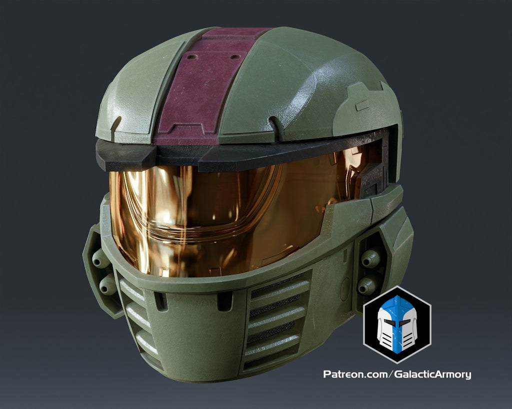 Mark 4 Spartan Helmet lifesize Wearable Cosplay by dask3d