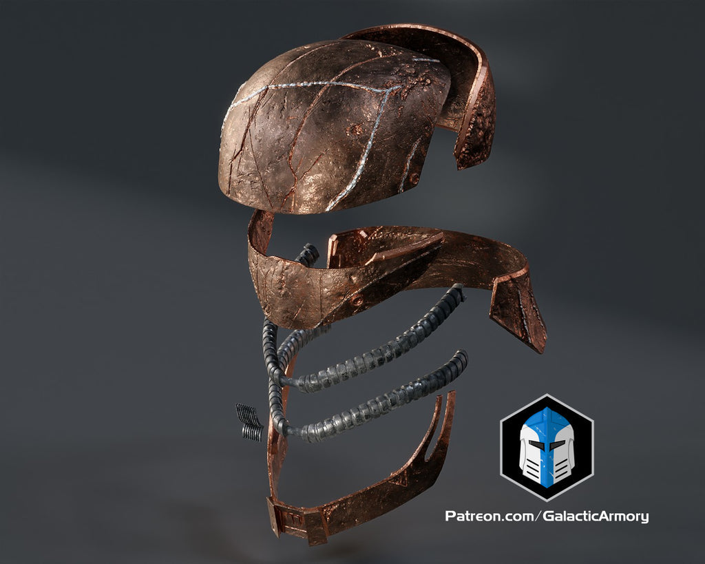 The Acolyte Stranger Helmet lifesize Wearable Cosplay by dask3d