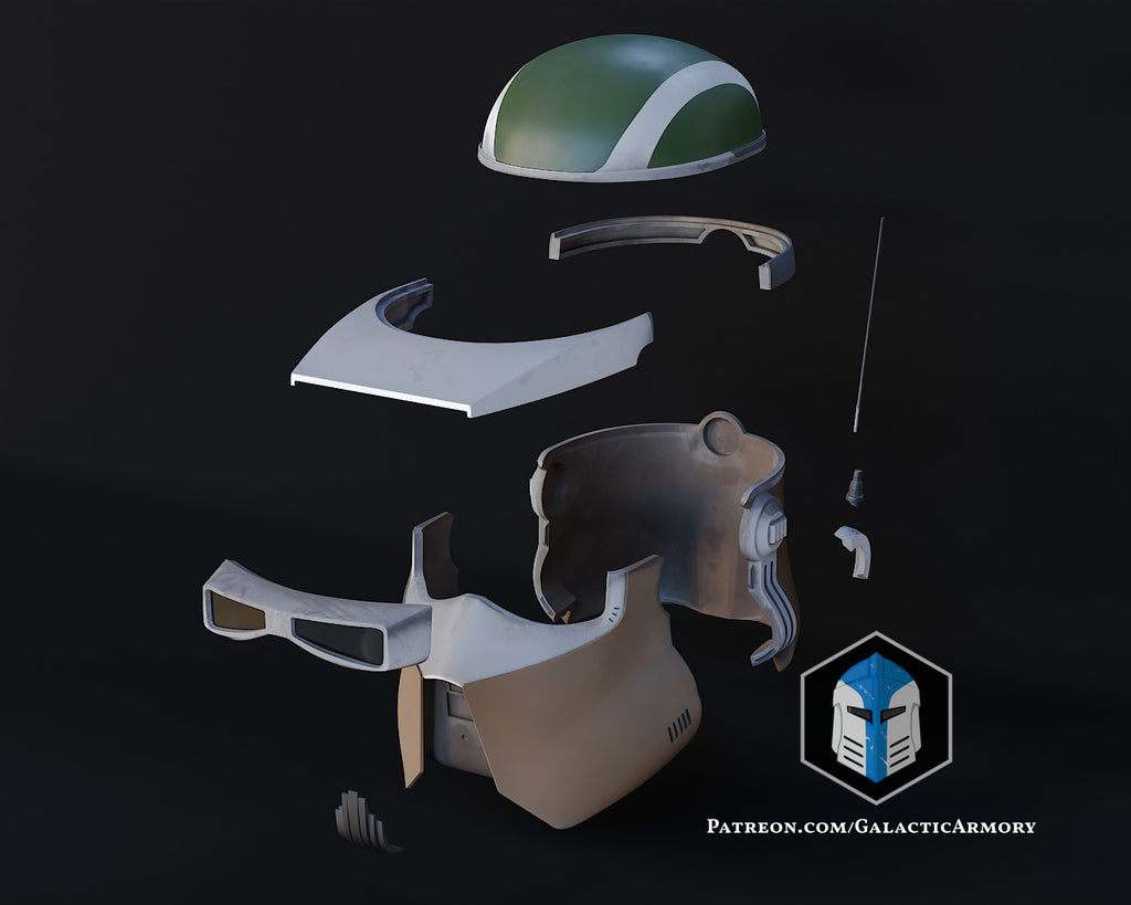 AT-RT Driver Clone Trooper Helmet lifesize Wearable Cosplay by dask3d