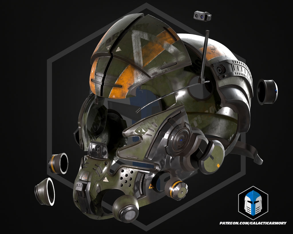 Jack Cooper Titanfall Helmet lifesize Wearable Cosplay by dask3d