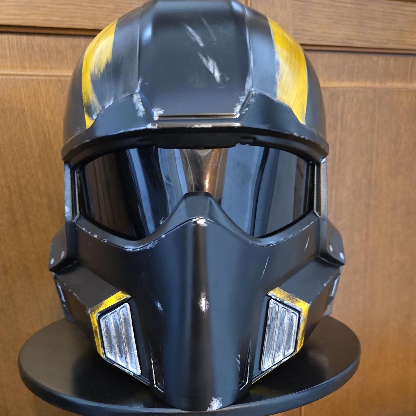 helldivers 2 helmet 3d printed kit or fully assembled painted 1:1 wearable