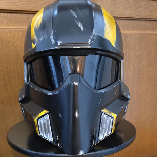 helldivers 2 helmet 3d printed kit or fully assembled painted 1:1 wearable