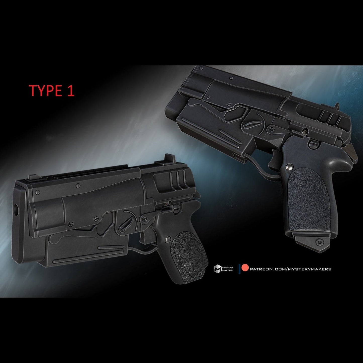 Fallout 10mm Pistol Prop 1:1 - Working Trigger Replica