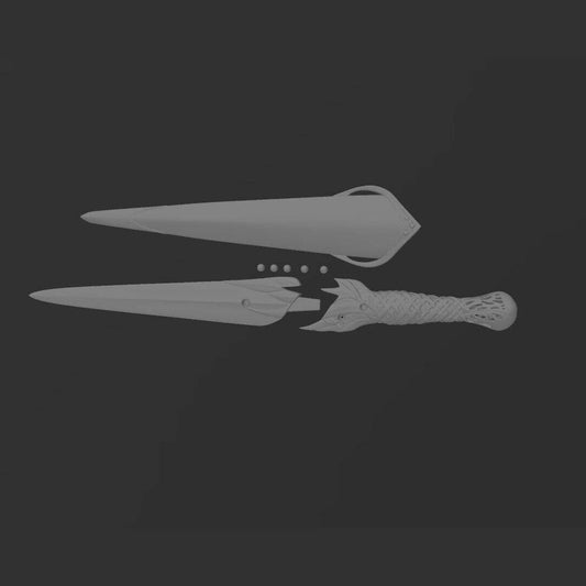 Galadriel Dagger and Sheath from Lord of the Rings: Rings of power STL - 3D File