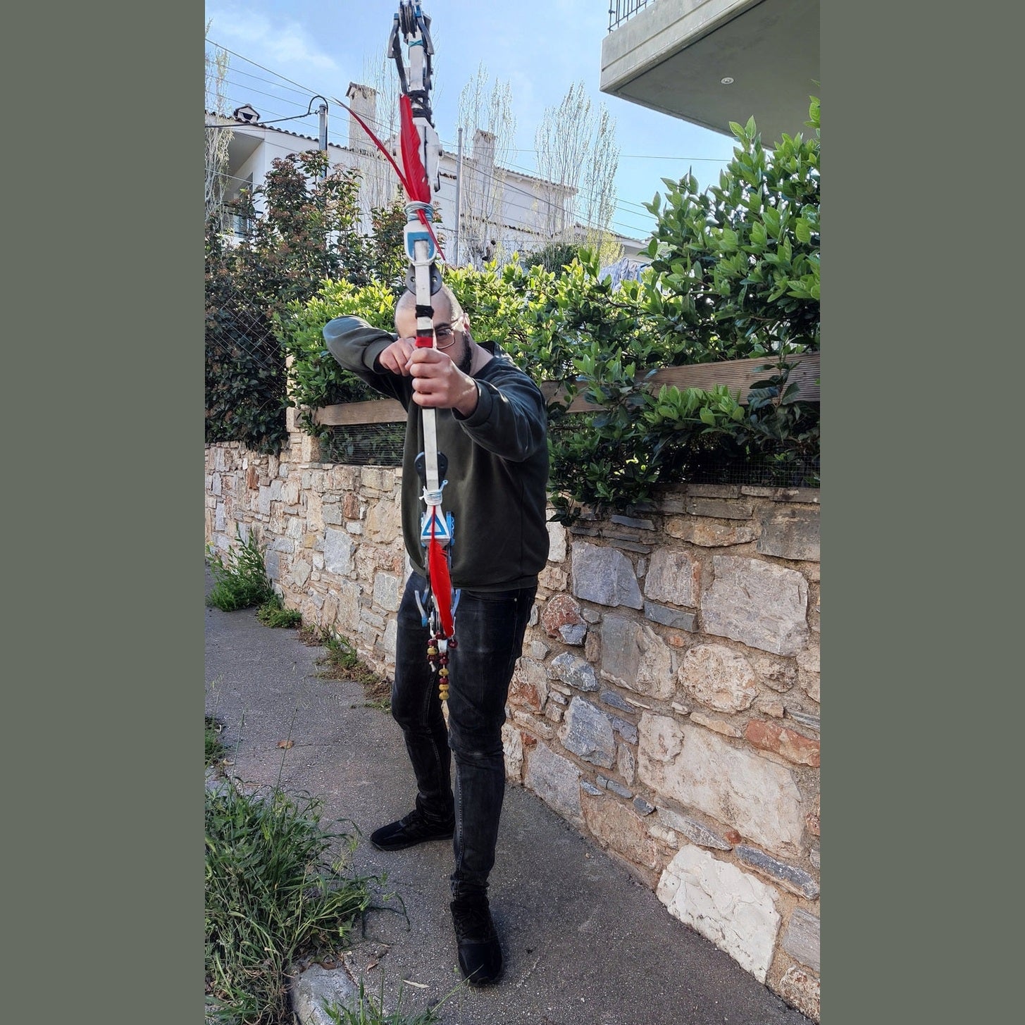 Horizon Forbidden West, Aloy's Death-Seeker's Shadow Bow, 1:1, 130cm long