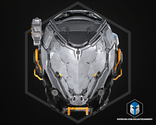 Pragmata Helmet lifesize Wearable Cosplay by dask3d