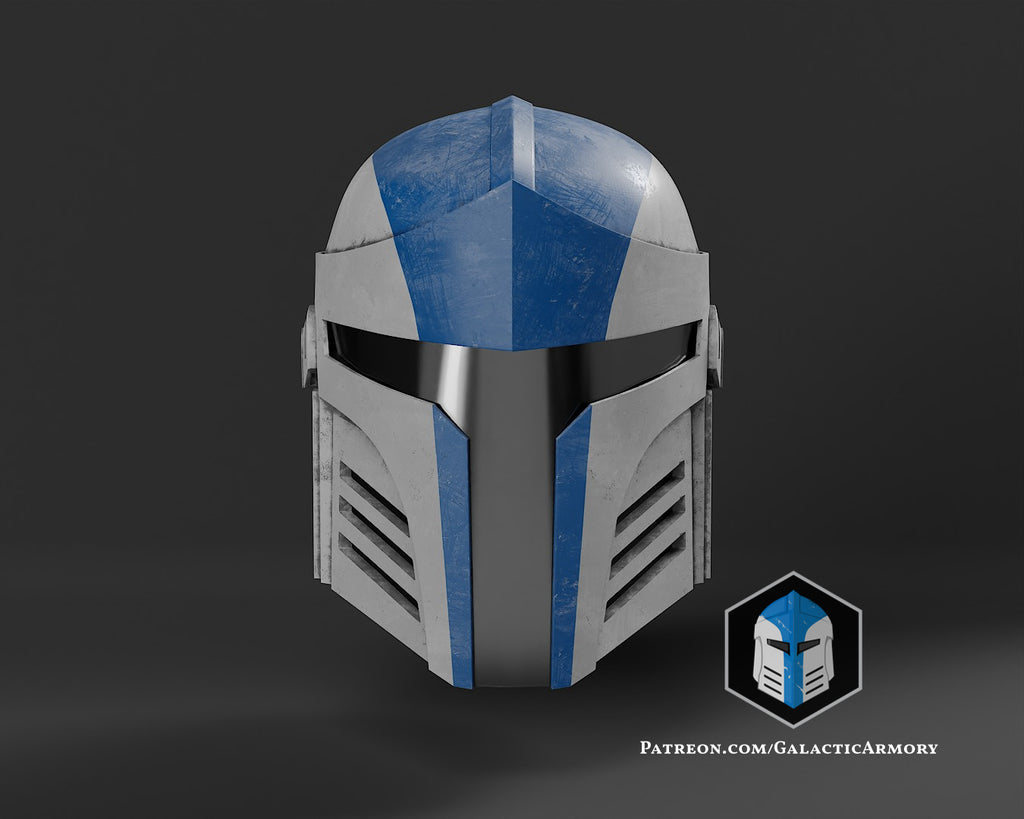 Galactic Mandalorian Helmet lifesize Wearable Cosplay by dask3d