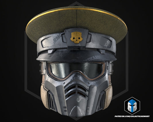 Helldivers 2 Commandant Helmet lifesize Wearable Cosplay - Kit or Painted