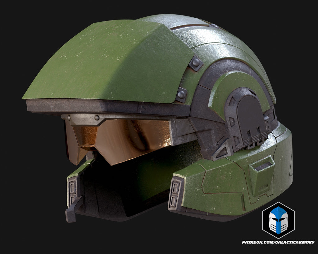 UNSC Marine Helmet lifesize Wearable Cosplay by dask3d