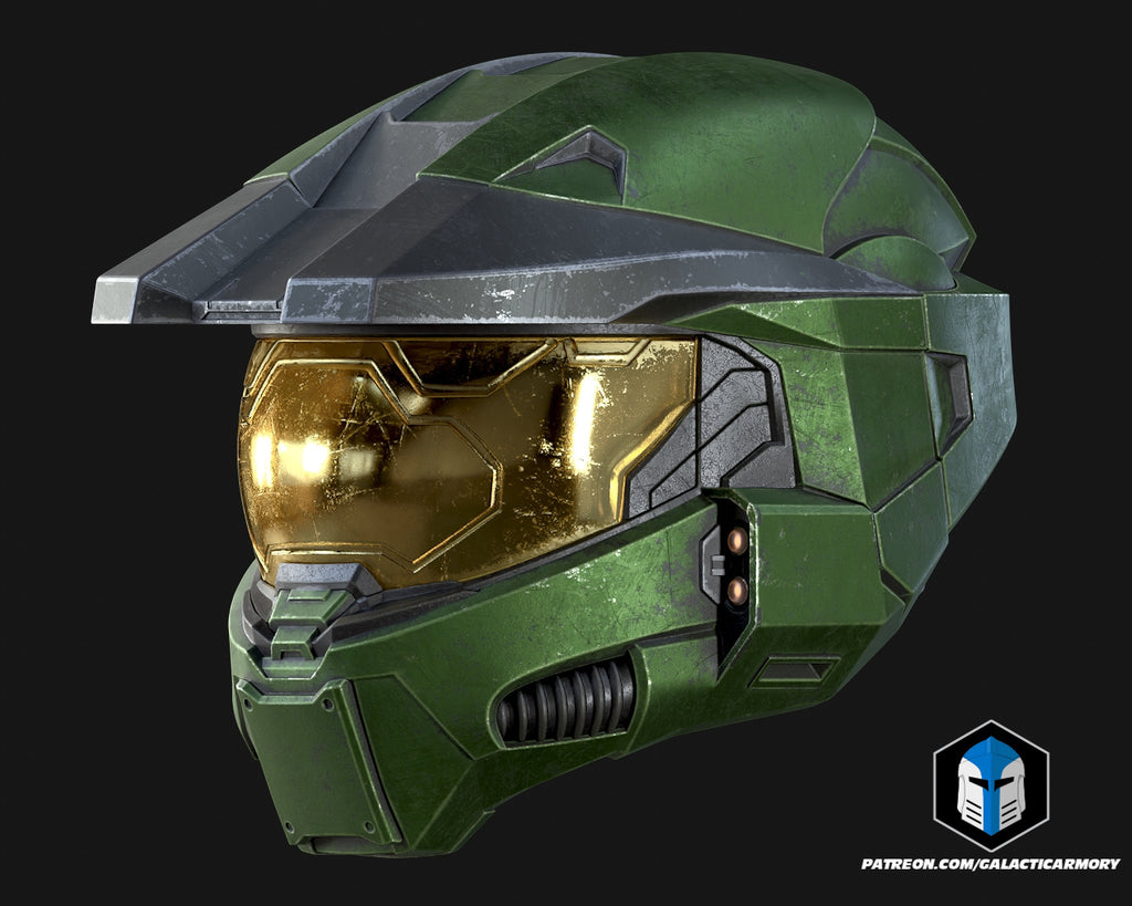 Master Chief Mark 6 Helmet lifesize Wearable Cosplay by dask3d