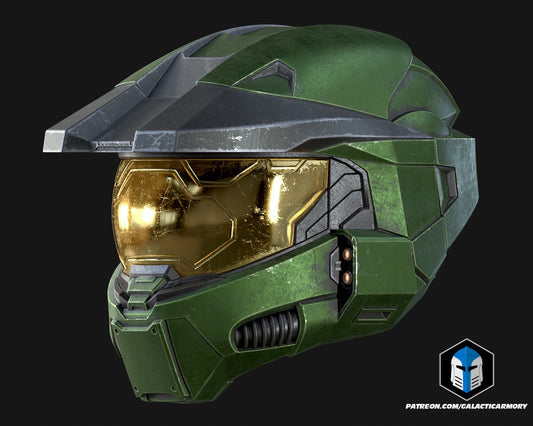 Master Chief Mark 6 Helmet lifesize Wearable Cosplay by dask3d