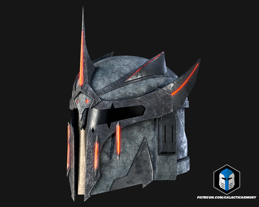 Demonic Mando Helmet lifesize Wearable Cosplay by dask3d