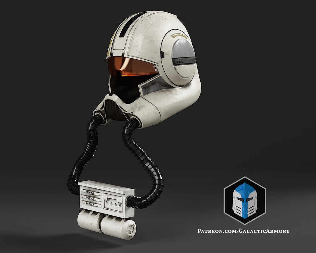ARC 170 Clone Trooper Pilot Helmet lifesize Wearable Cosplay by dask3d
