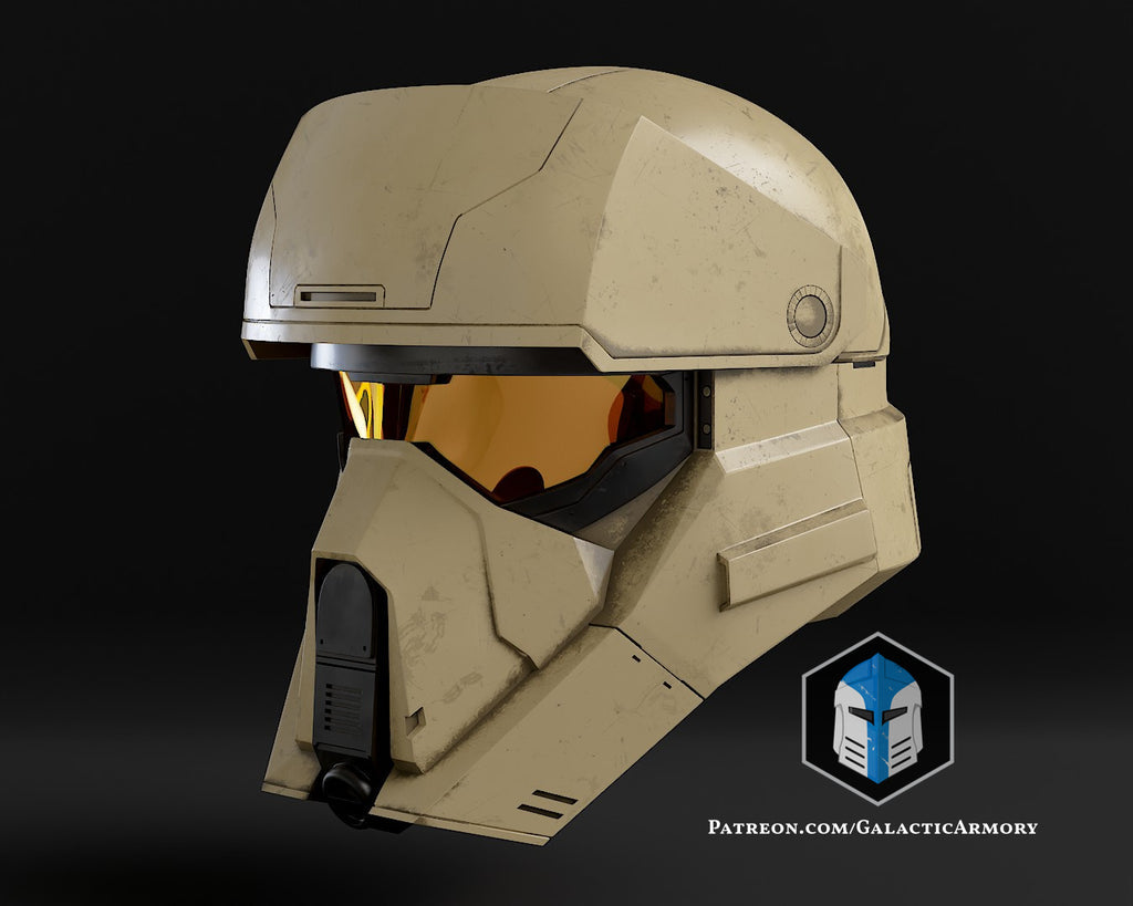 Shoretrooper Spartan Helmet lifesize Wearable Cosplay by dask3d
