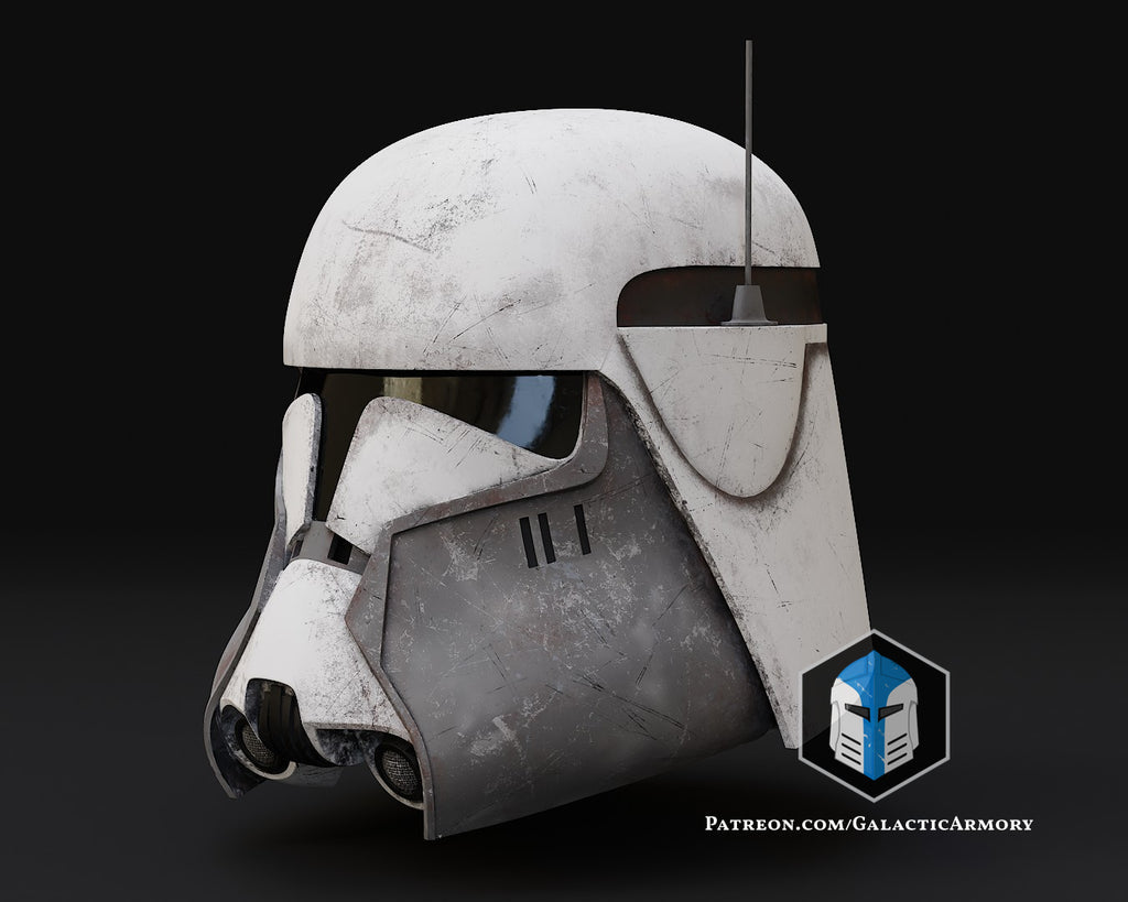 Commander Bacara Clone Trooper Helmet lifesize Wearable Cosplay by dask3d
