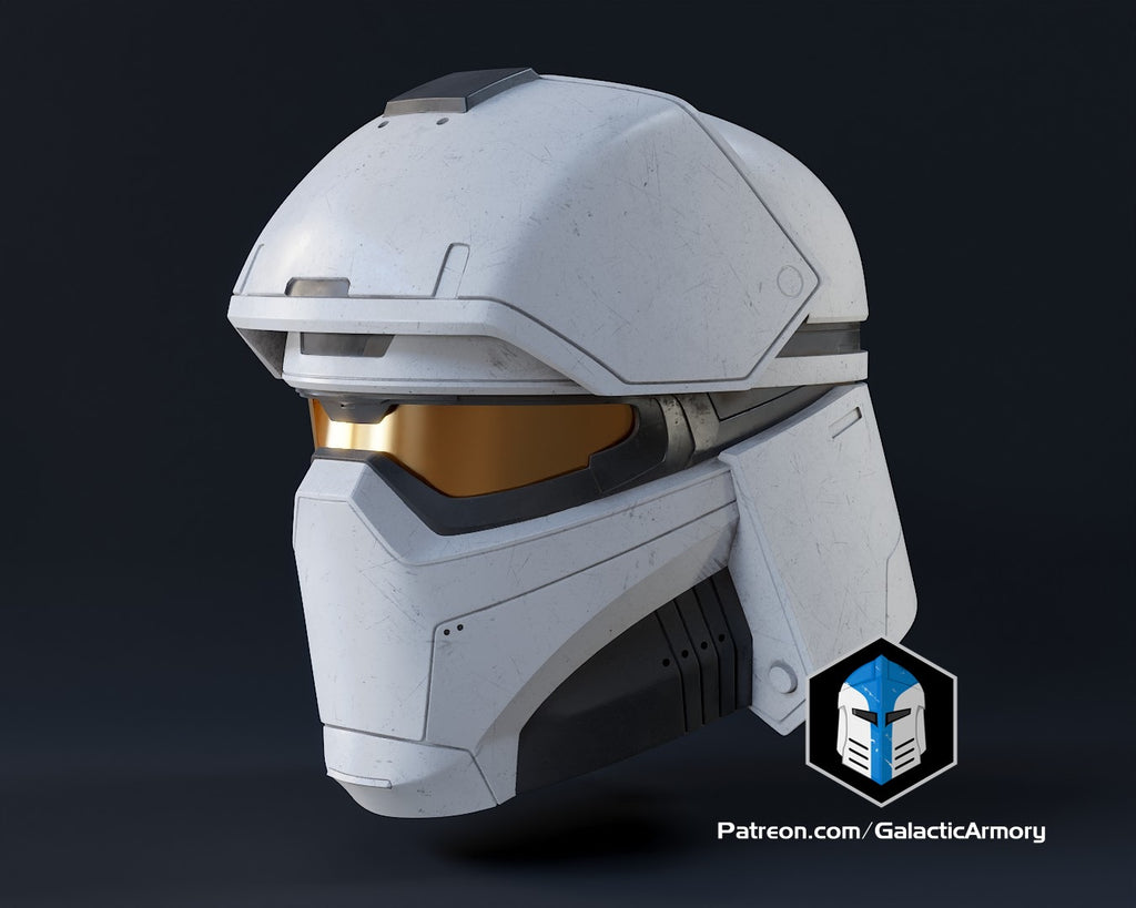Snowtrooper Spartan Helmet lifesize Wearable Cosplay by dask3d