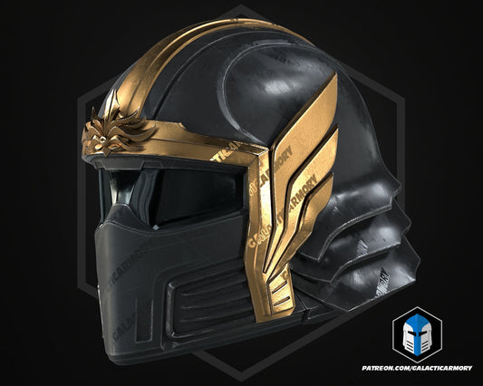 Helldivers 2 Mountain Scaled Helmet lifesize Wearable Cosplay - Kit or Painted