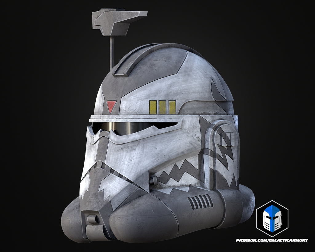 Commander Wolffe Helmet lifesize Wearable Cosplay by dask3d