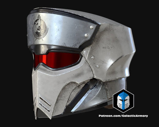 Helldivers 2 - UF-16 Inspector Helmet lifesize Wearable Cosplay - Kit or Painted