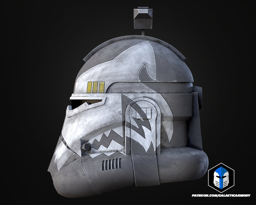 Commander Wolffe Helmet lifesize Wearable Cosplay by dask3d