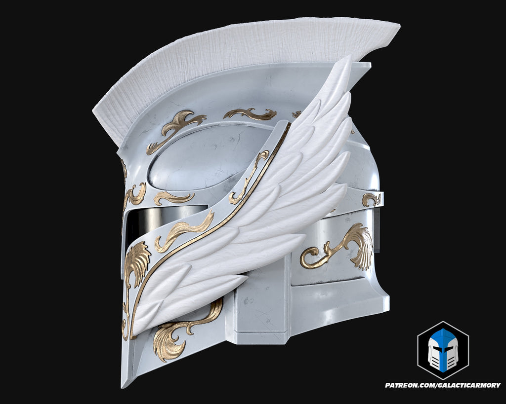 Angelic Mando Helmet lifesize Wearable Cosplay by dask3d