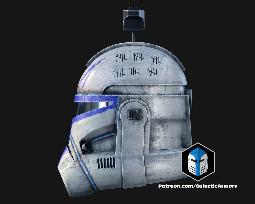 Animated Captain Rex Helmet lifesize Wearable Cosplay by dask3d