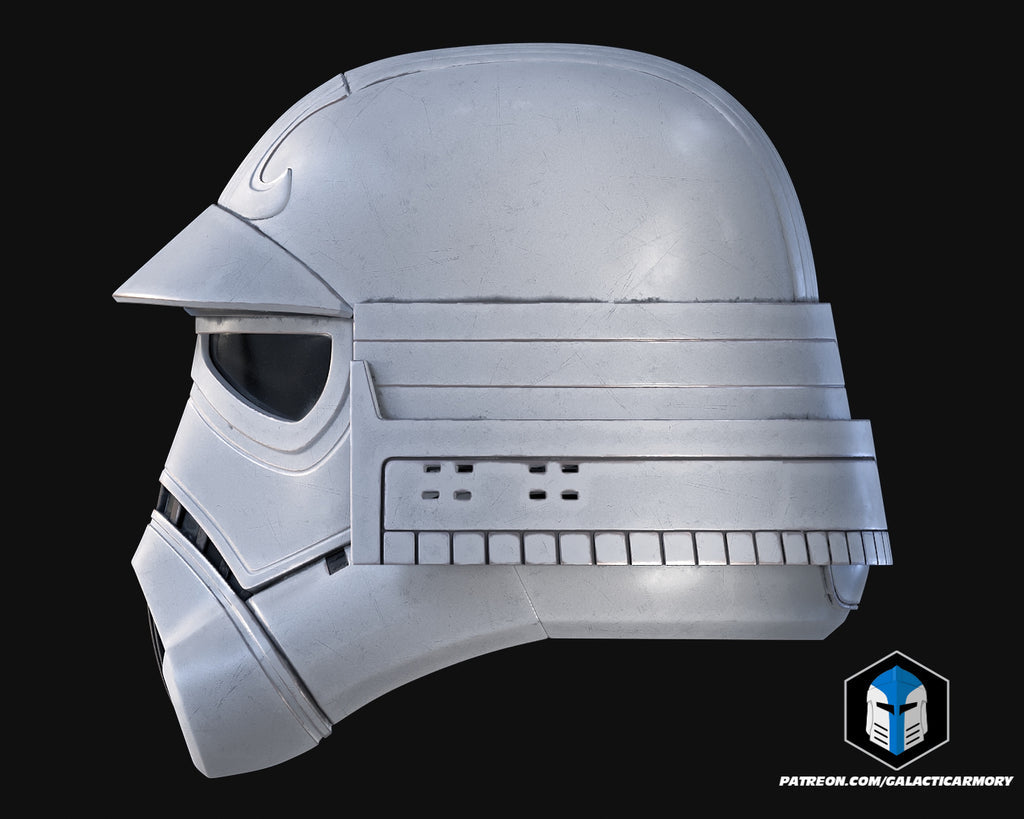 Samurai Stormtrooper Helmet lifesize Wearable Cosplay by dask3d