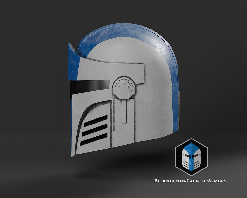 Galactic Mandalorian Helmet lifesize Wearable Cosplay by dask3d